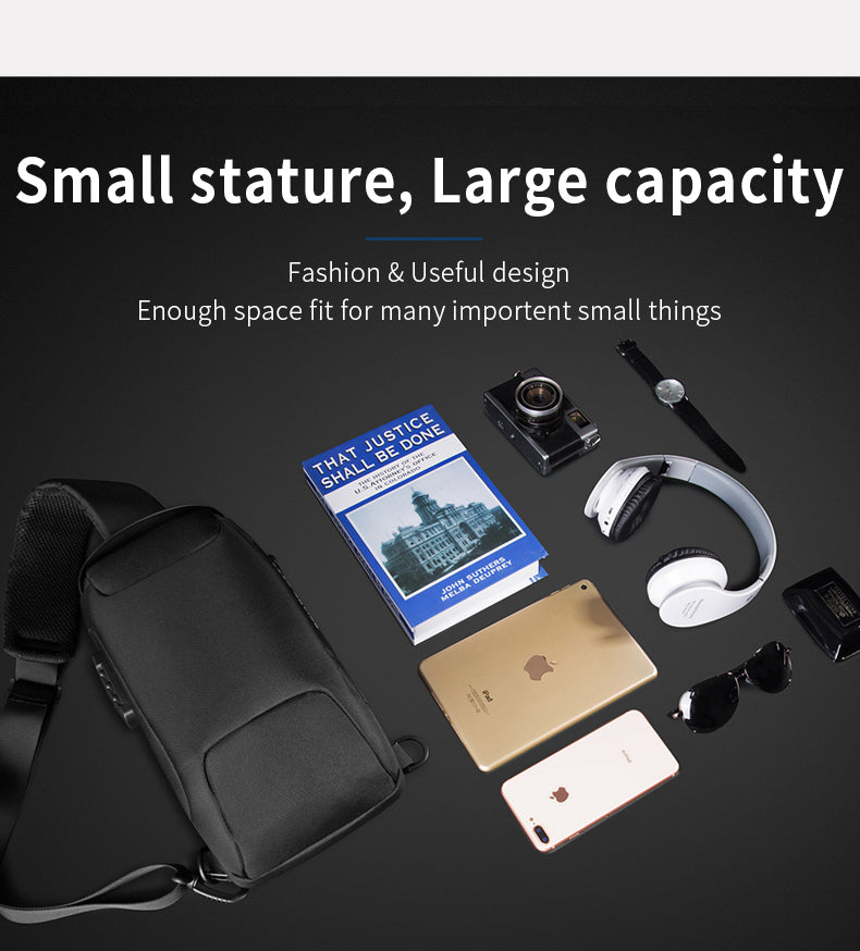 Bange Rambo Anti-Theft Sling Bag
