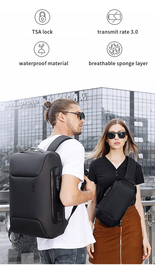 Bange Rambo 15.6inch Business Multi Compartment Water Resistant Laptop Backpack