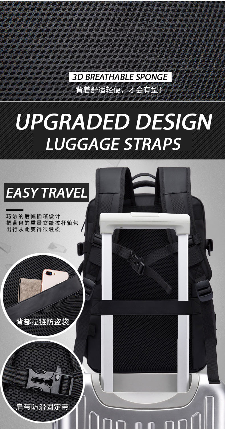 Bange Vexus Water Resistant Travel Laptop Backpack (15.6/17.3)