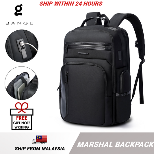 Bange Marshal Multi Compartment Business Laptop Backpack 15.6inch Laptop Bag with USB Charging Port