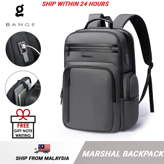 Bange Marshal Multi Compartment Business Laptop Backpack 15.6inch Laptop Bag with USB Charging Port