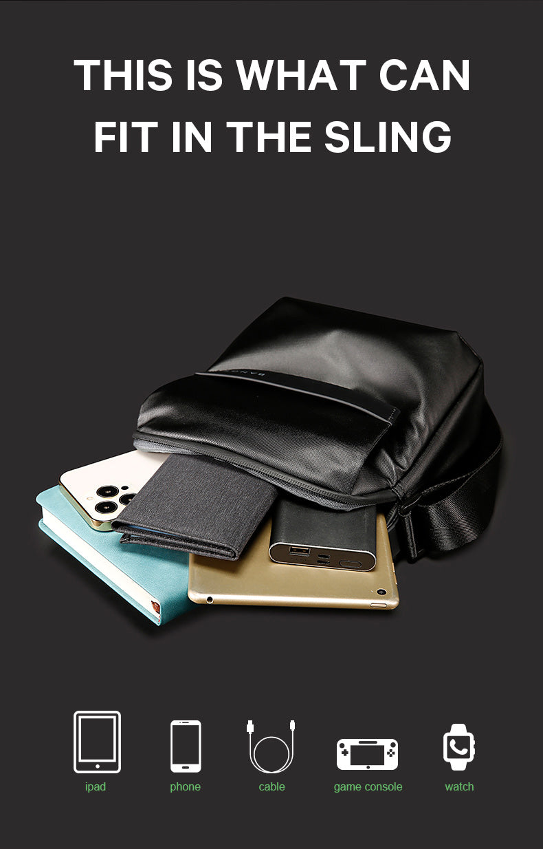 BANGE Blix Sling Bag Men Messenger Bag Pouch Bag Men Cross Body Bags Waterproof Beg Sandang Lelaki Lightweight