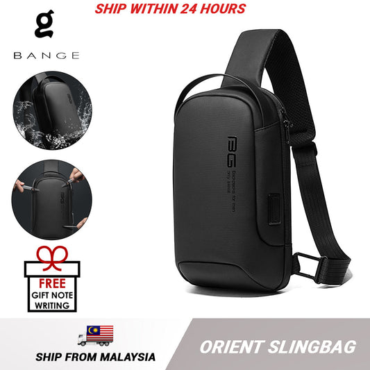 Bange Orient Multi Compartment Water-Resistant Sling Bag