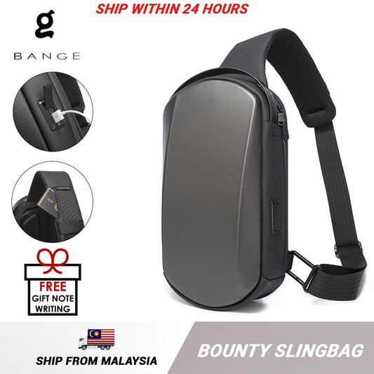 Bange Bounty Water-Resistant Sling Bag with USB Charging Port