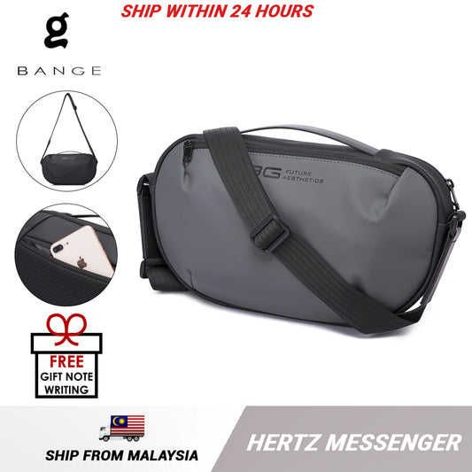 Bange Hertz Water-Resistant Messenger/Sling Bag