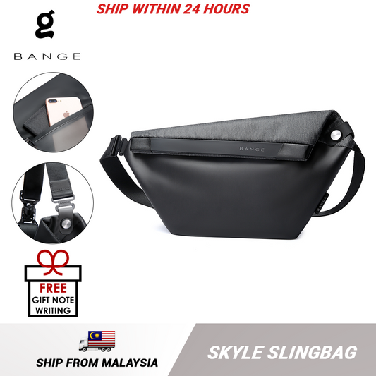 Bange Skyle Sling Bag Men with Retractable Key Chain