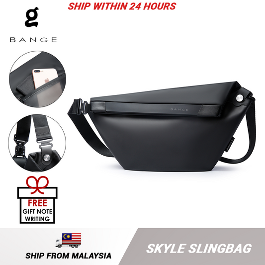 Bange Skyle Sling Bag Men with Retractable Key Chain