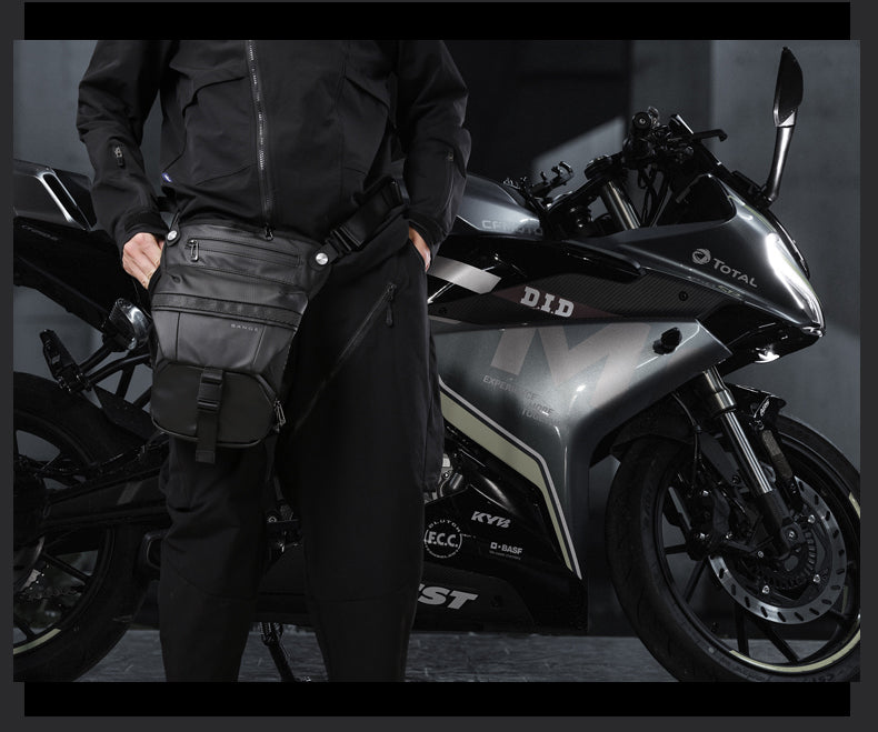 BANGE Cobra Motorcycle Leg Bag Water Resistant 2in1 Sling Bag Motorcycle Pouch Bag