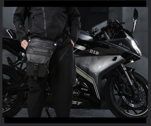 BANGE Cobra Motorcycle Leg Bag Water Resistant 2in1 Sling Bag Motorcycle Pouch Bag