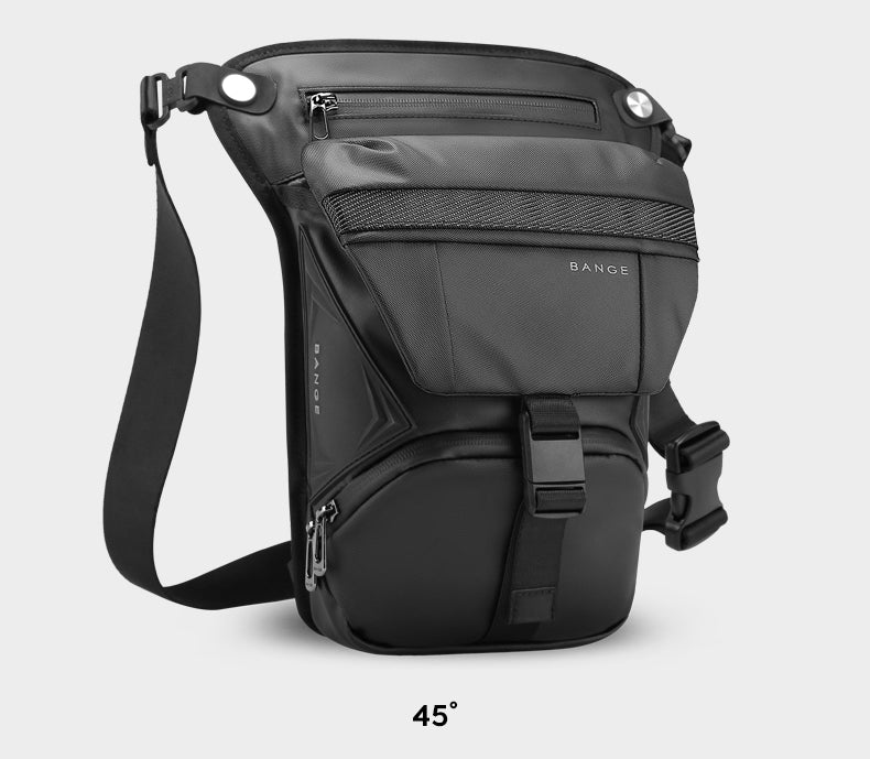 BANGE Cobra Motorcycle Leg Bag Water Resistant 2in1 Sling Bag Motorcycle Pouch Bag