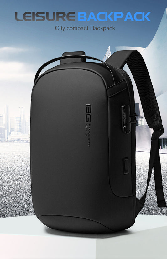 Bange Orient 15.6inch Business Multi Compartment Water Resistant Laptop Backpack with USB Charging Port