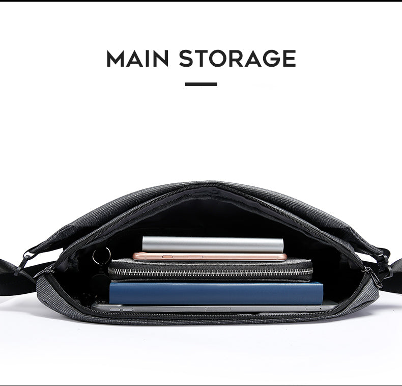 Bange Neutro Sling Bag Men with Retractable Key Chain