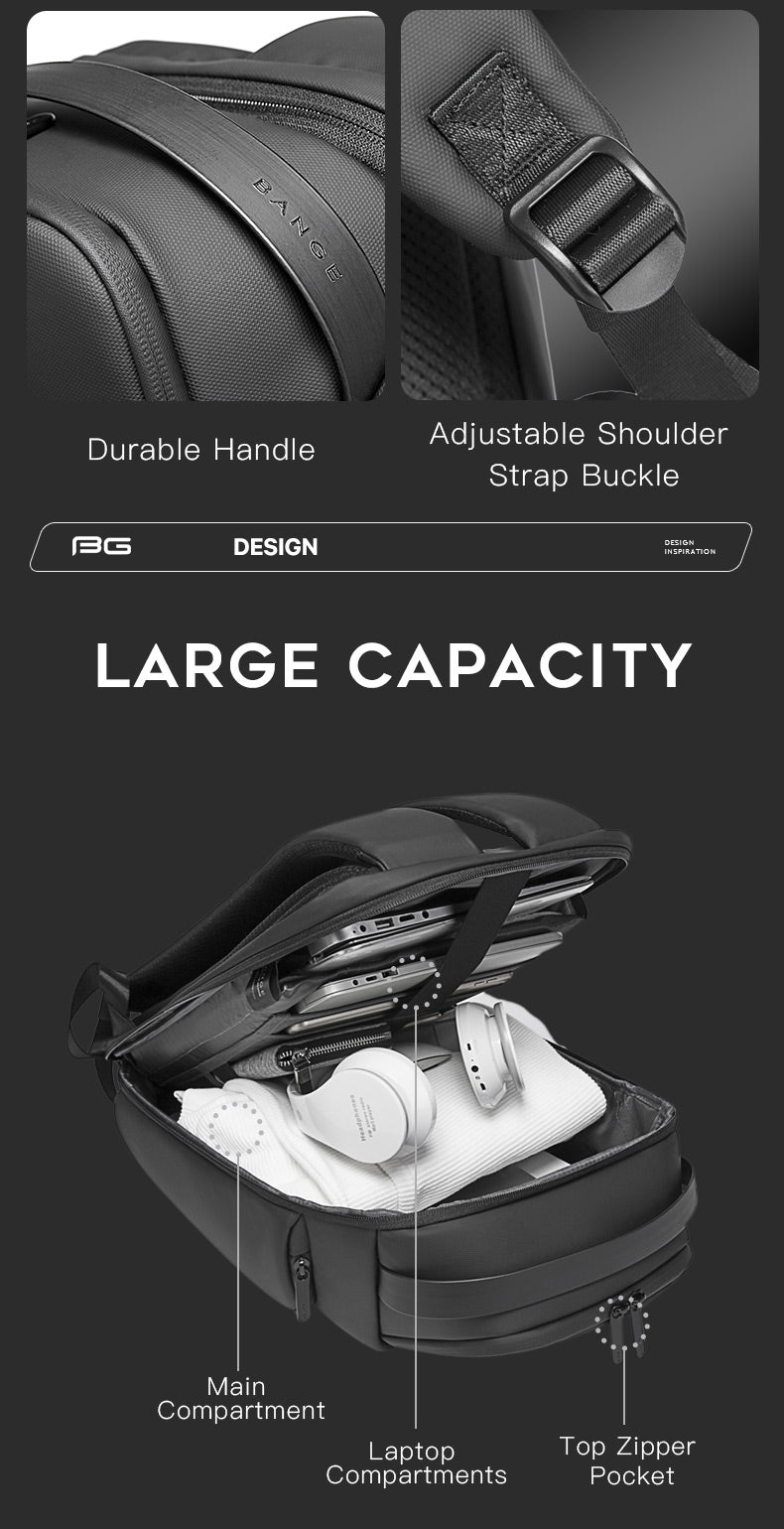 Bange Dire 15.6inch Multi Compartment Future Aesthetic Laptop Backpack