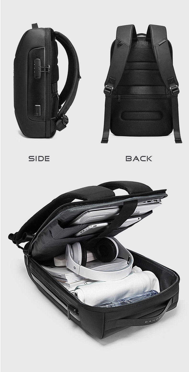 Bange Rambo 15.6inch Business Multi Compartment Water Resistant Laptop Backpack