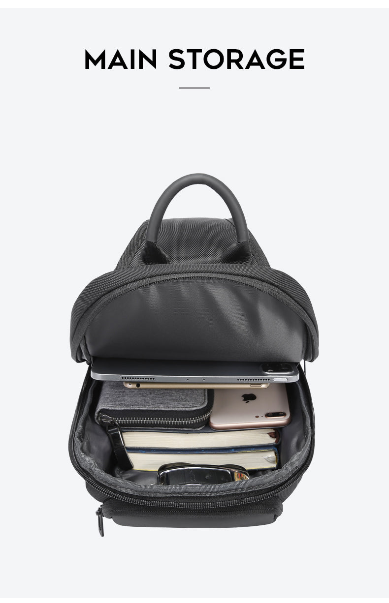 Bange Titan Sling Bag (11inch iPad) Water-Resistant and Multi Compartment Crossbody Men's Bag Fashion Chest Pack