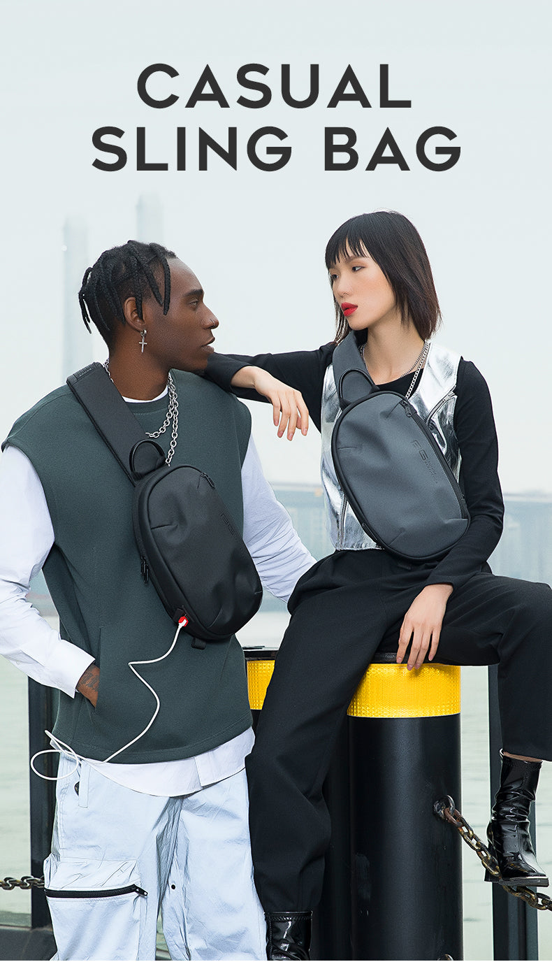 Bange Hertz Multi Compartment Water-Resistant Sling Bag