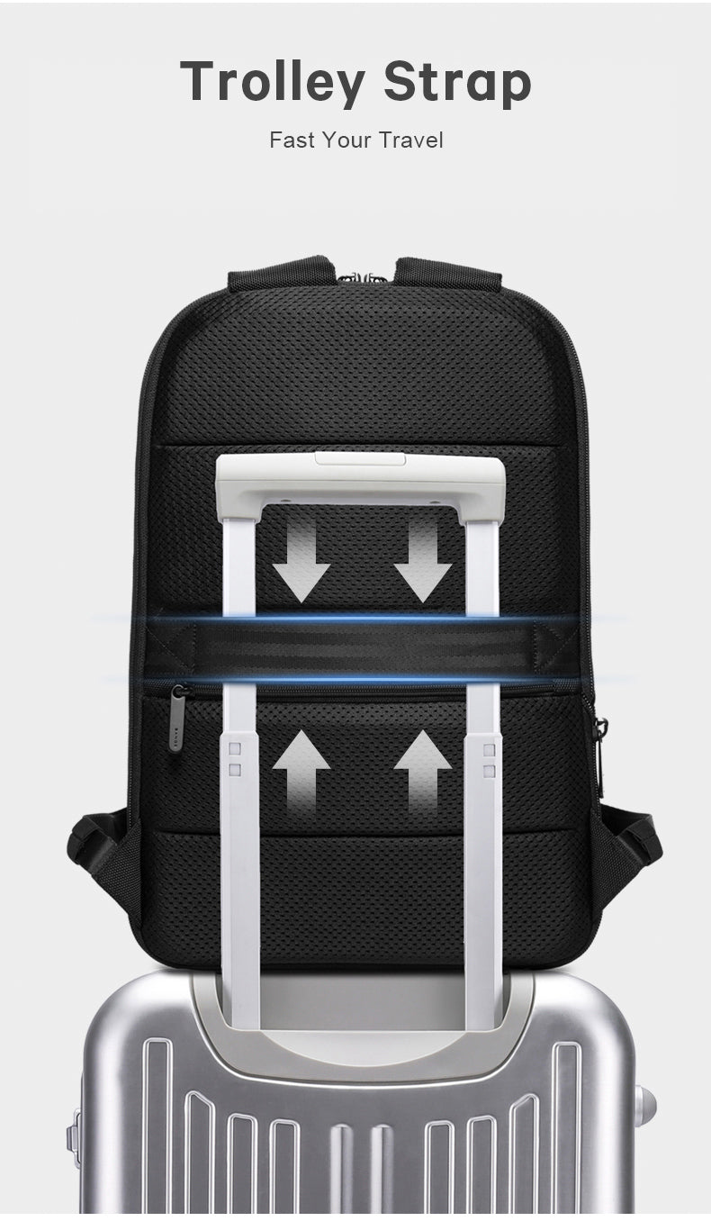 (15.6"/17.3'')Bange Gazon Expandable Light Water Resistant Anti-Theft Business Laptop Backpack Laptop Bag