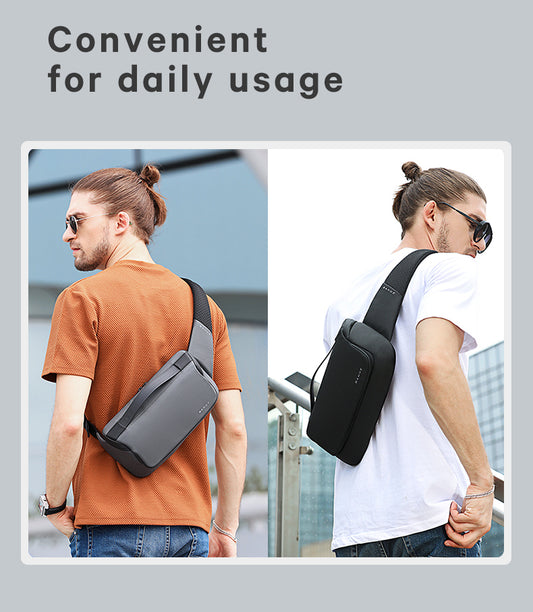 Bange Spades Anti-theft Lock Fashion Chest Pack Water-Resistant Sling Bag