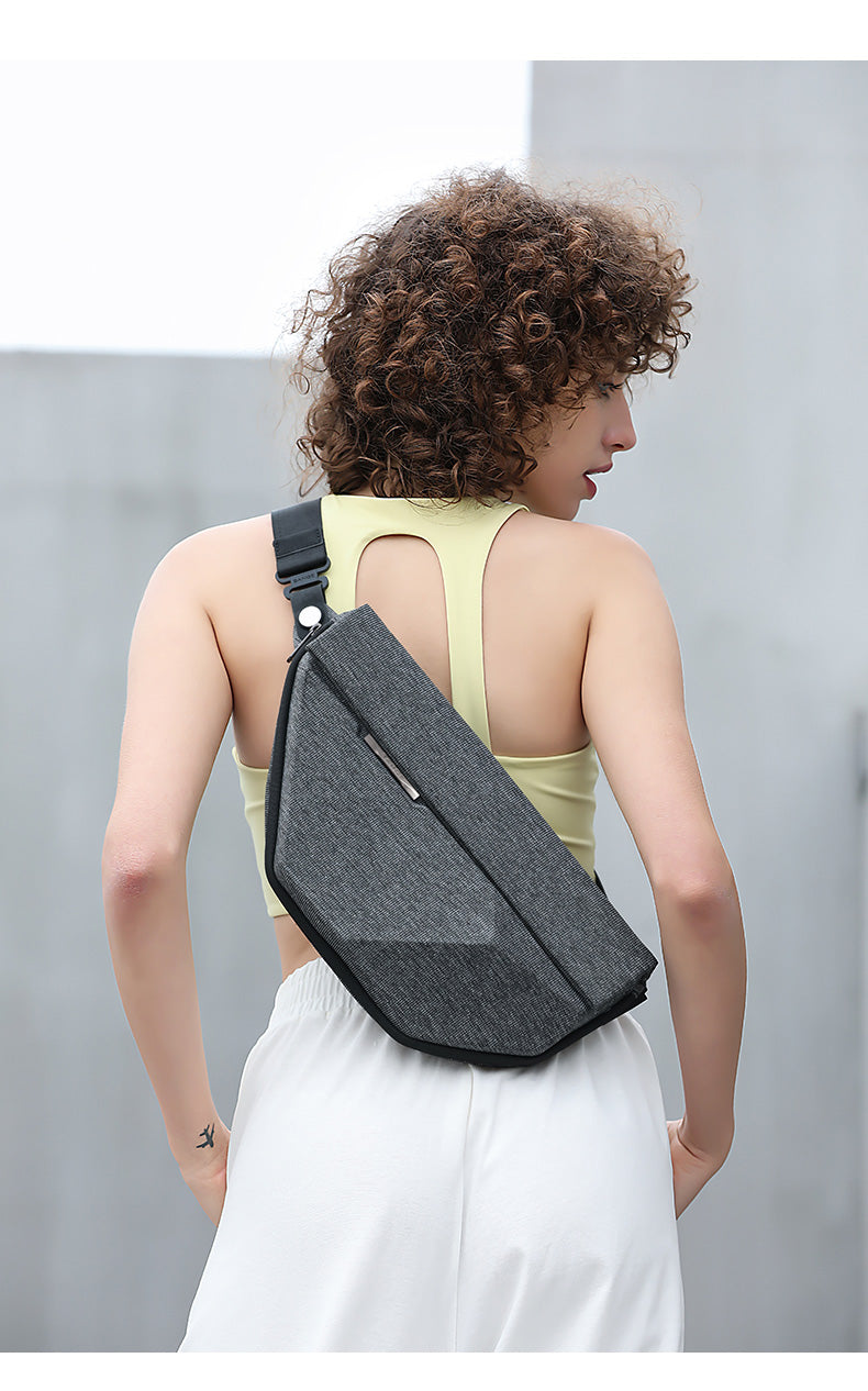 Bange Ace Expandable Sling Bag with Multi Compartment and Water-Repellent Fabric