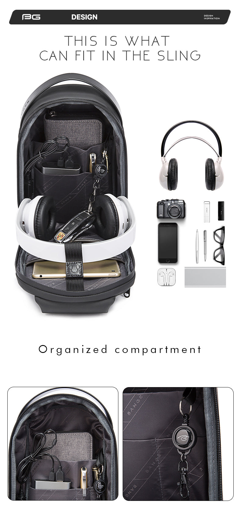Bange Bounty Crossbody Sling Bag