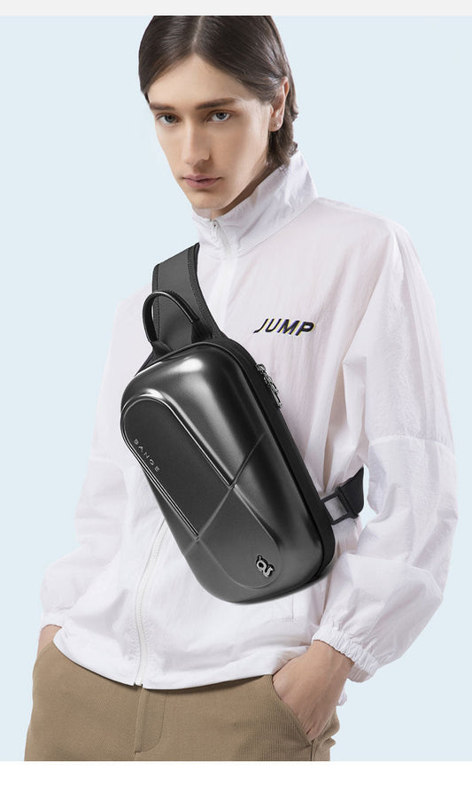 Bange Snivy Multi Compartment Water-Resistant High Quality Hardshell Design Sling Bag