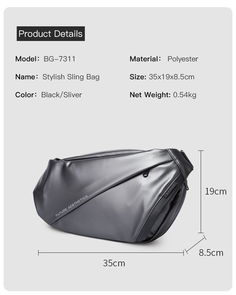 Bange Future Water-Resistant Big Capacity Sling Bag