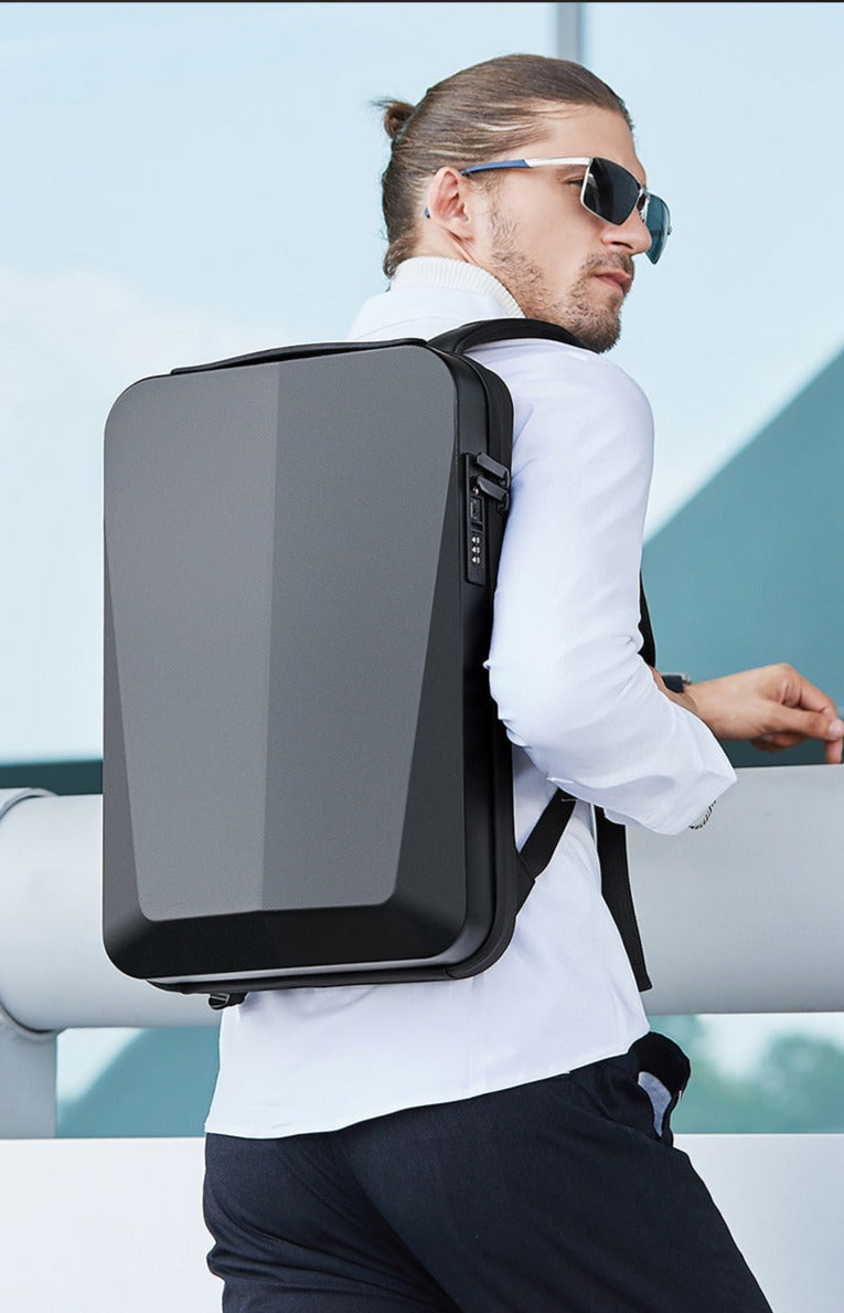 Bange City Anti-Theft Hard Cover Laptop Backpack (15.6)