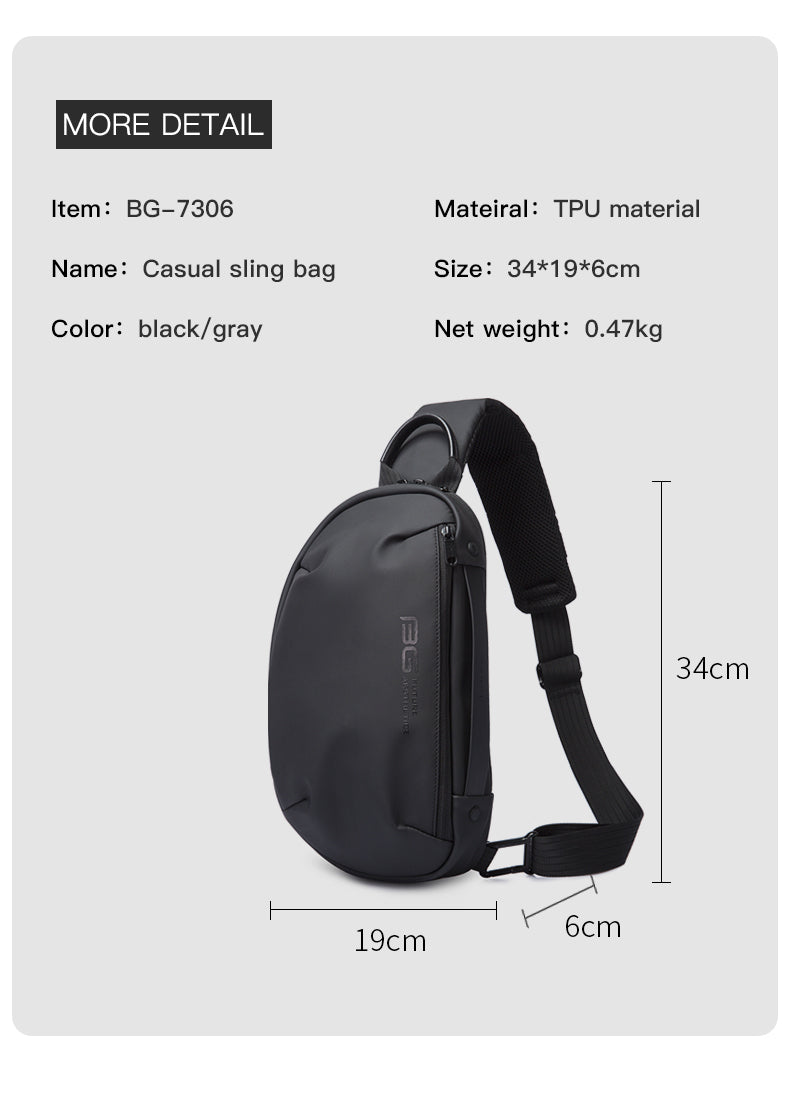 Bange Hertz Multi Compartment Water-Resistant Sling Bag