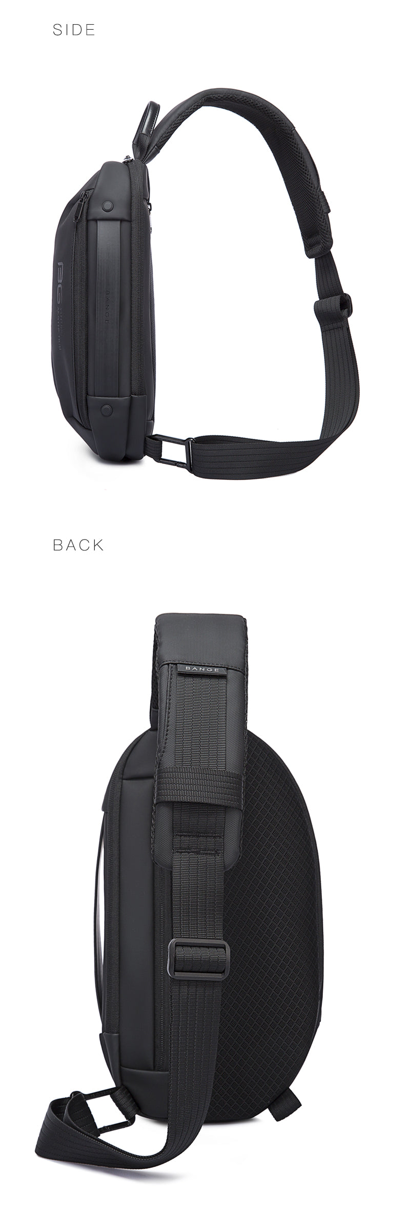 Bange Hertz Multi Compartment Water-Resistant Sling Bag
