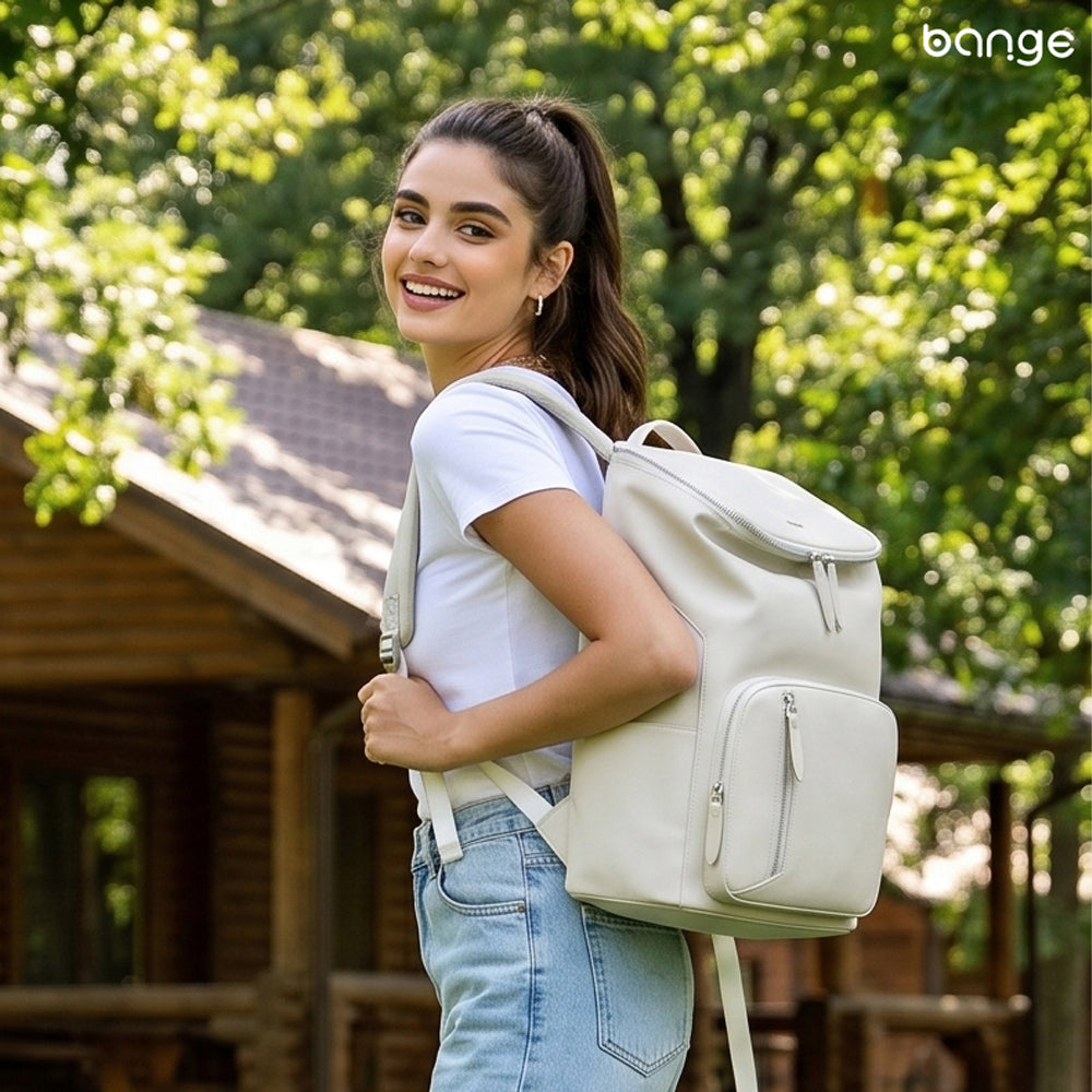 BANGE Breeze Laptop Backpack Water Resistant Multi Compartment Beg Komputer Riba Beg Sekolah (14/15.6‘’)