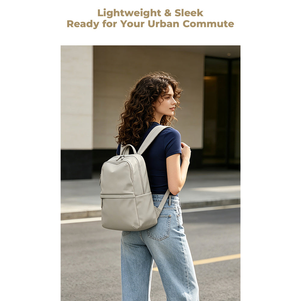 BANGE Lena Laptop Backpack Water Resistant Multi Compartment Beg Komputer Riba Beg Sekolah (14/15.6‘’)