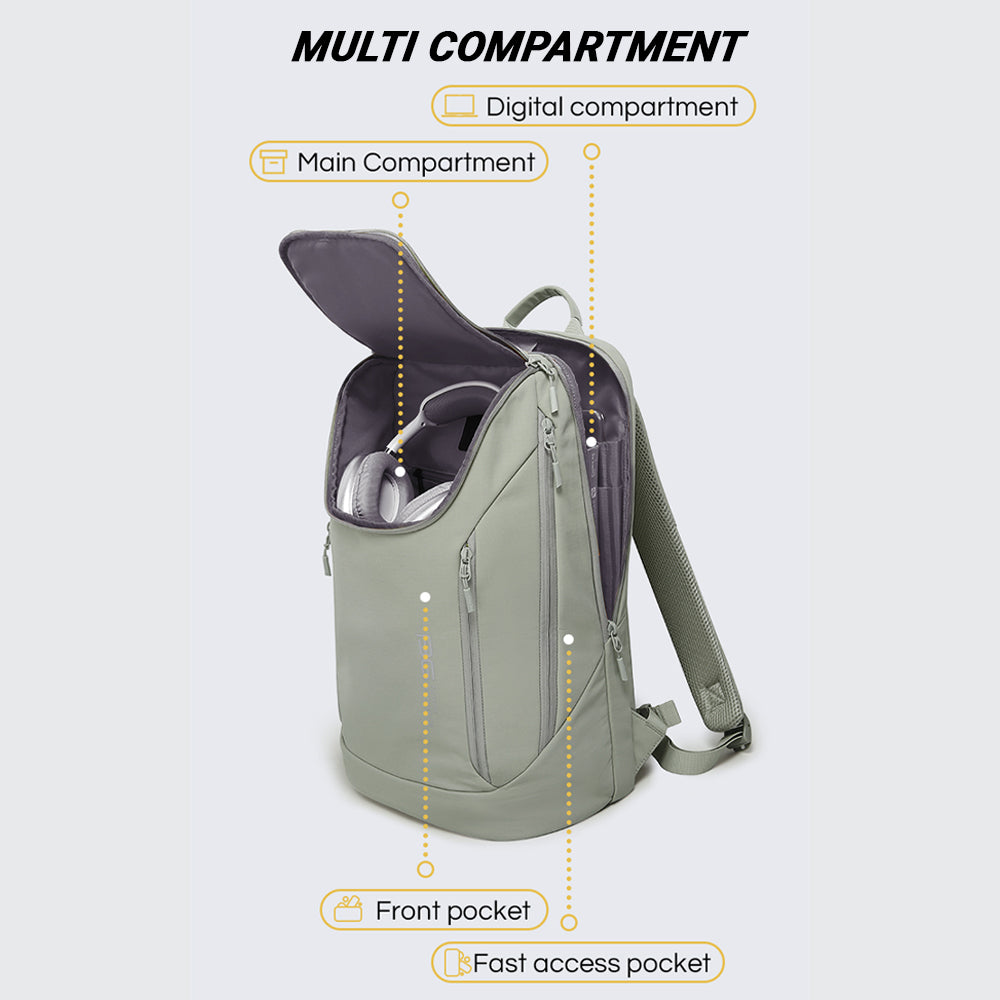 BANGE Recon Lite Laptop Backpack Multi-Compartment Water Resistant (15.6")