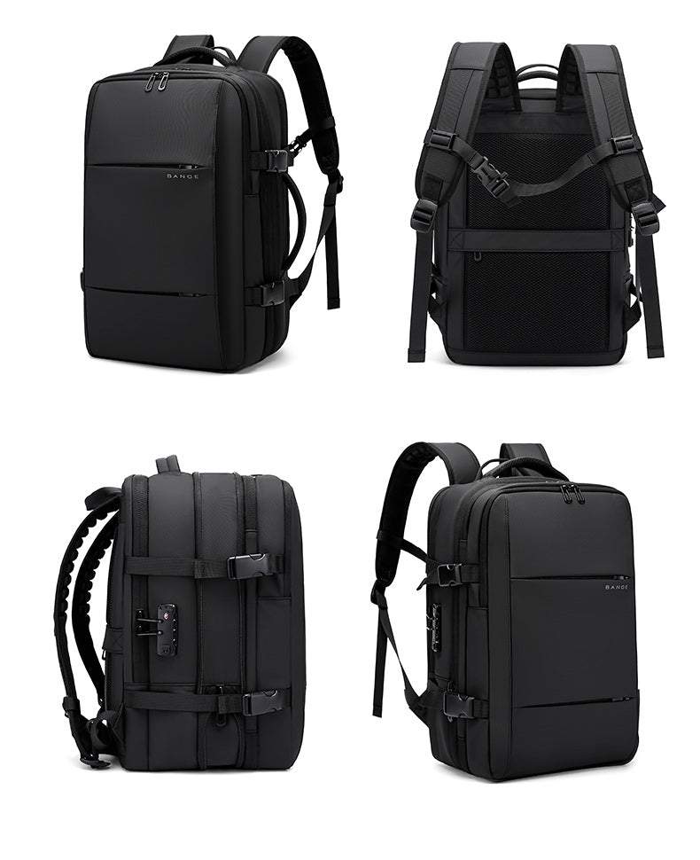 Bange Vexus Vacuum Compartment Expandable Big Capacity Water Resistant Travel Laptop Backpack 电脑包