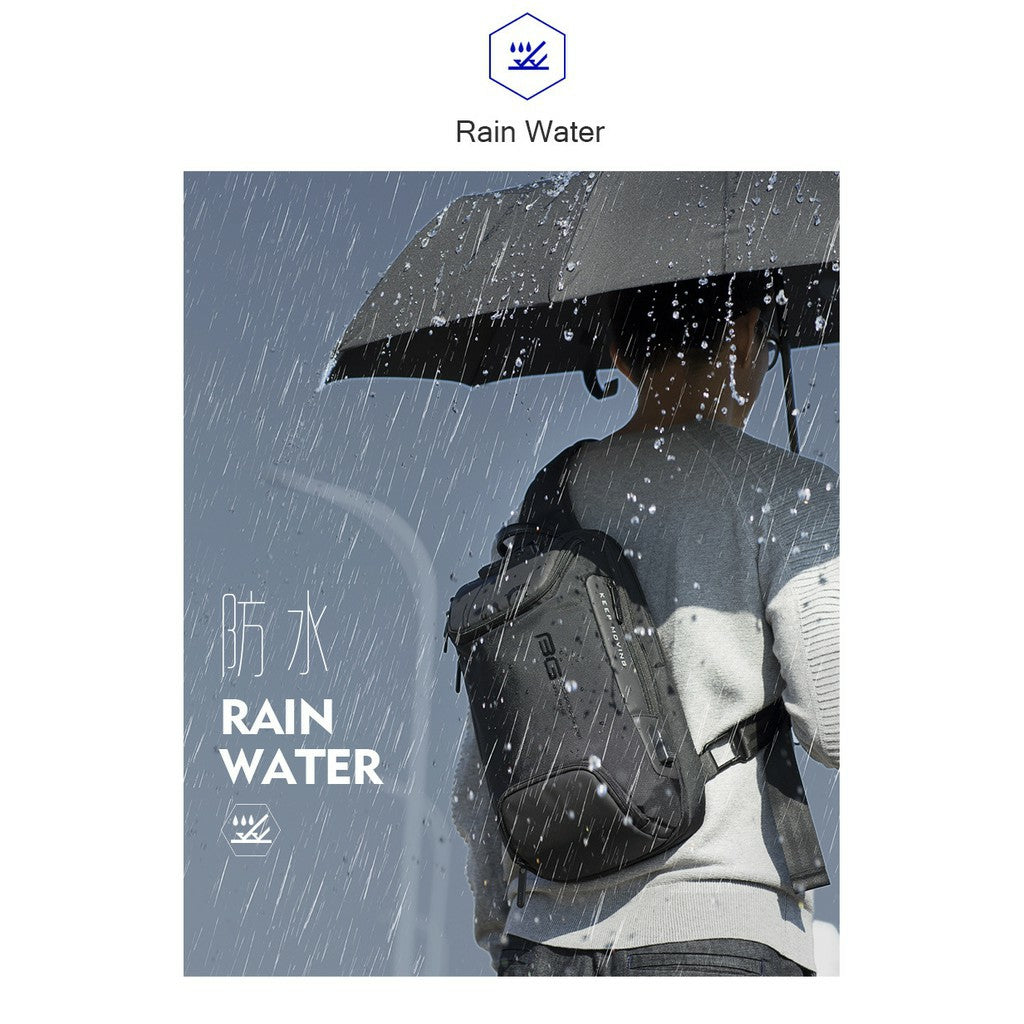 Bange Jero Anti Theft Multi Compartment Travel Business Sling Bag with TSA Lock and USB Charging Port