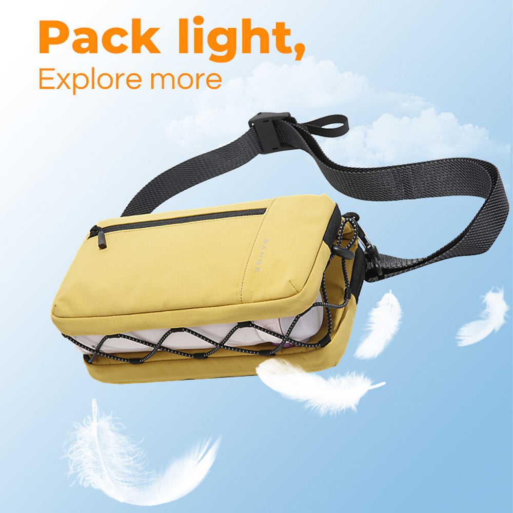 BANGE Rise Sling Bag Men's Multi Compartment Water-Resistant