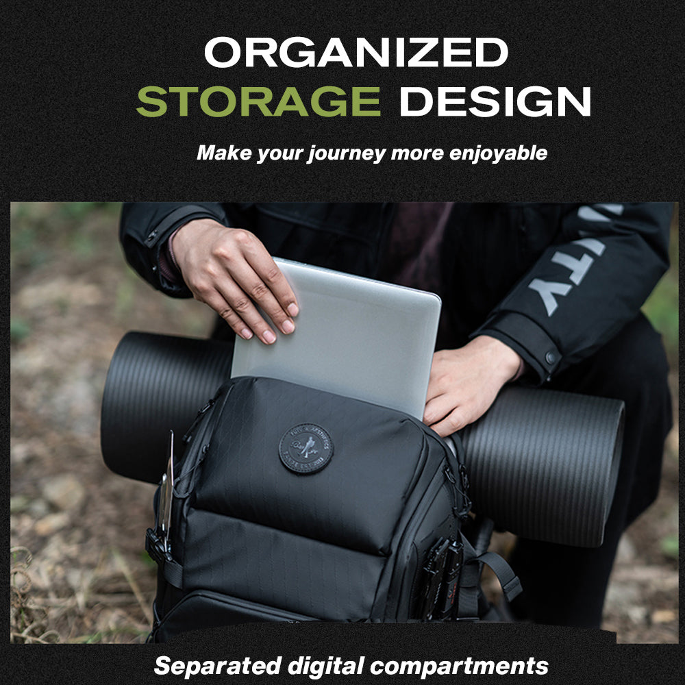 BANGE Falcon Hiking Travel Laptop Backpack