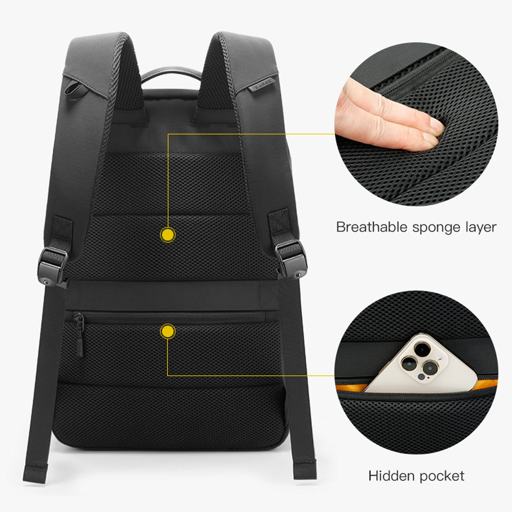 BANGE Slash Laptop Backpack Multi-Compartment Water Resistant (15.6")