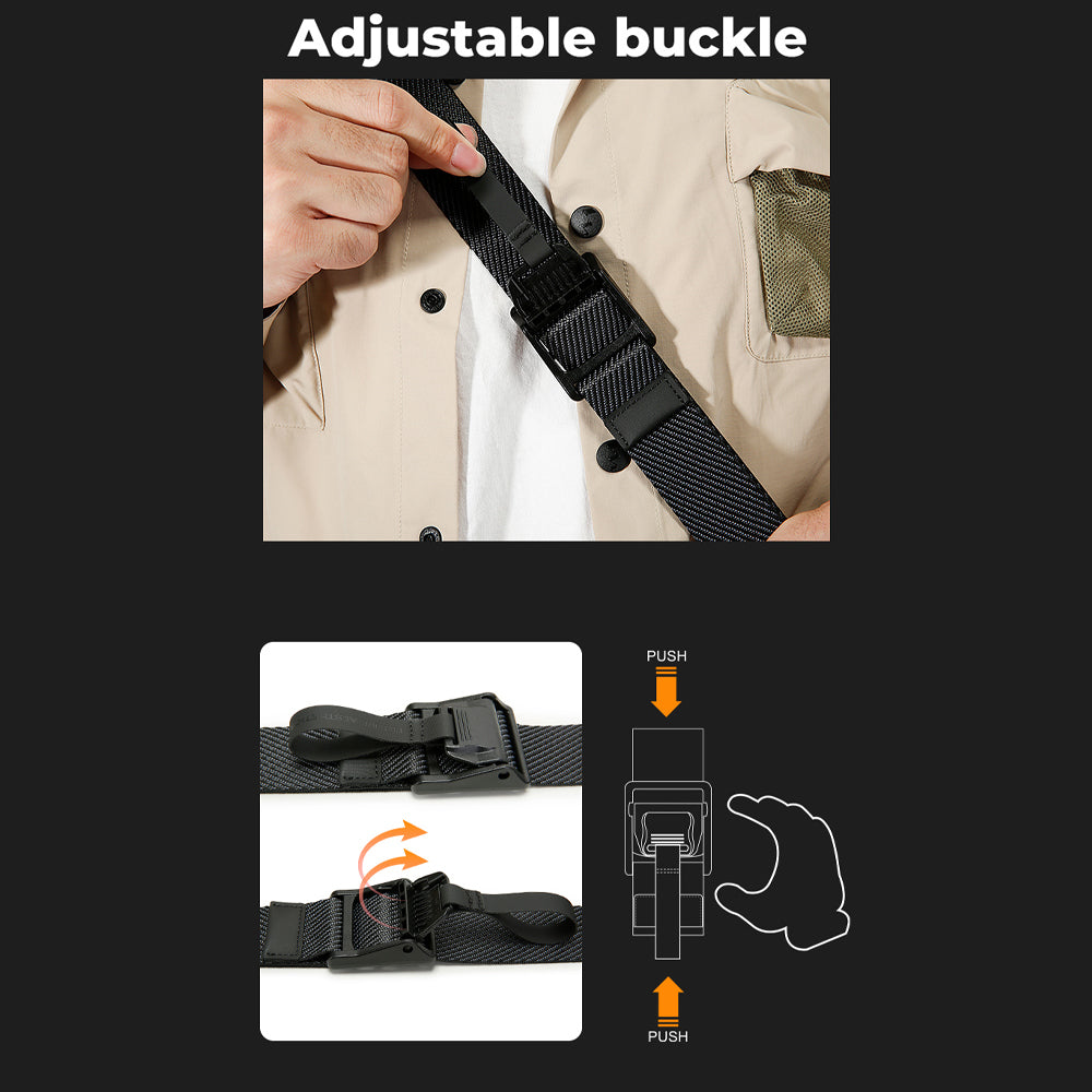 BANGE Rise Sling Bag Men's Multi Compartment Water-Resistant