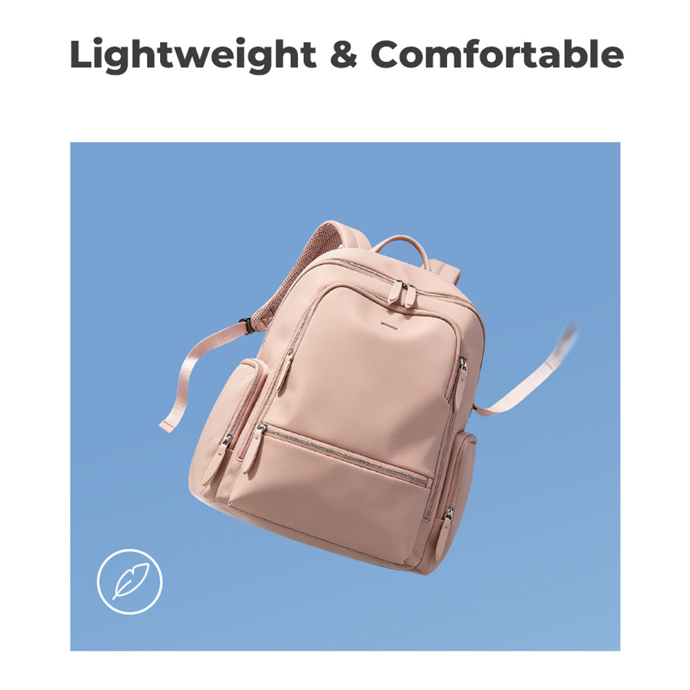BANGE Flora Laptop Backpack Water Resistant Multi Compartment Beg Komputer Riba Beg Sekolah (14/15.6‘’)