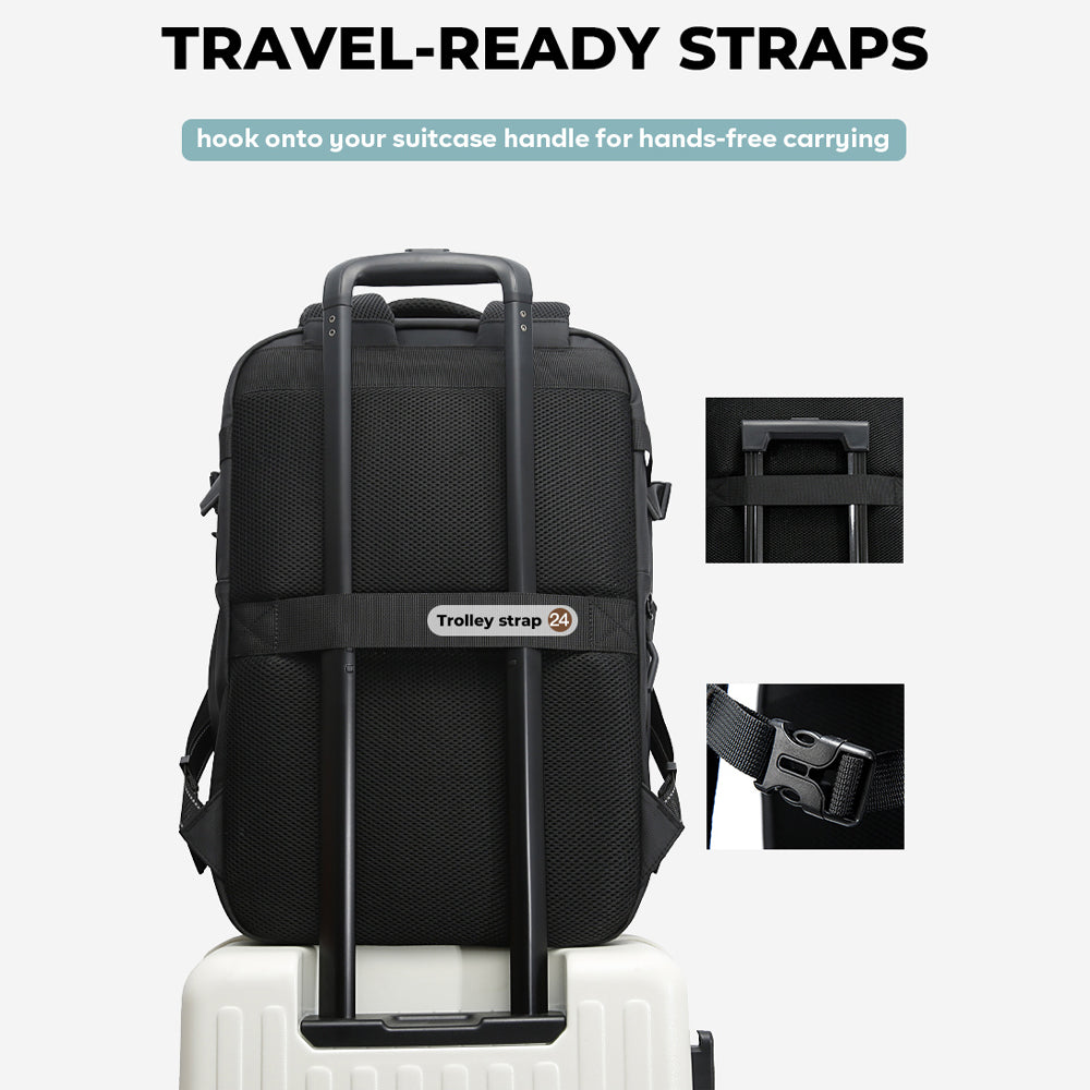 BANGE Blaze Travel Laptop Backpack Multi Compartment Water-Resistant (15.6)