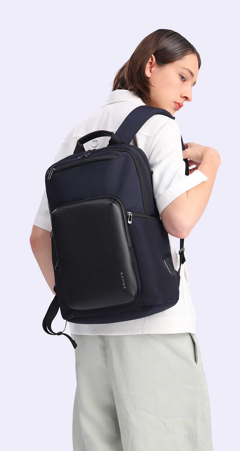 Bange Raven Laptop Backpack Multi-Compartment Water Resistant (15.6”) Fashion Beg Laptop College Backpack