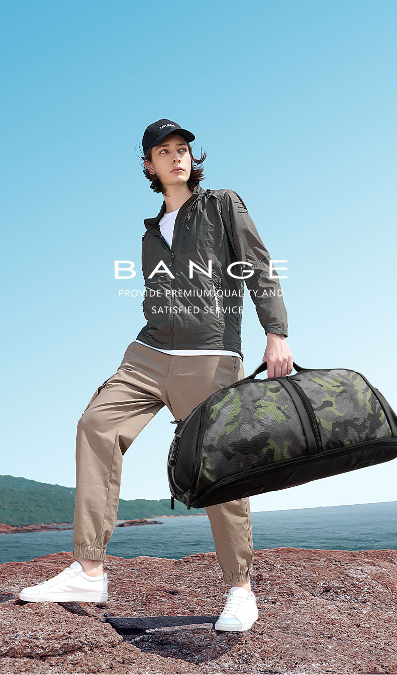 Bange Viper Duffle Bag Anti-Theft TSA Lock Multifunctional Gym Bag Sport Bag Hiking Bag Duffel Weekender bag