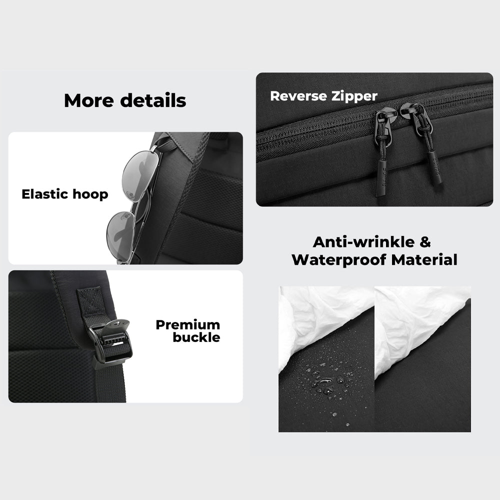 BANGE Slash Laptop Backpack Multi-Compartment Water Resistant (15.6")