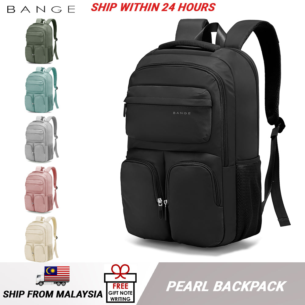 Bange Pearl Laptop Backpack Water Resistant Travel Backpack Laptop Bag ...