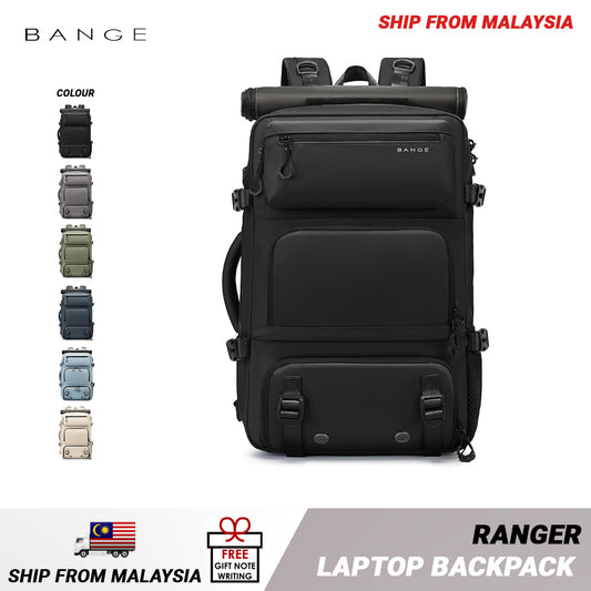 Bange Ranger Multi Compartment Big Capacity Water Resistant Hiking Travel Business Laptop Backpack