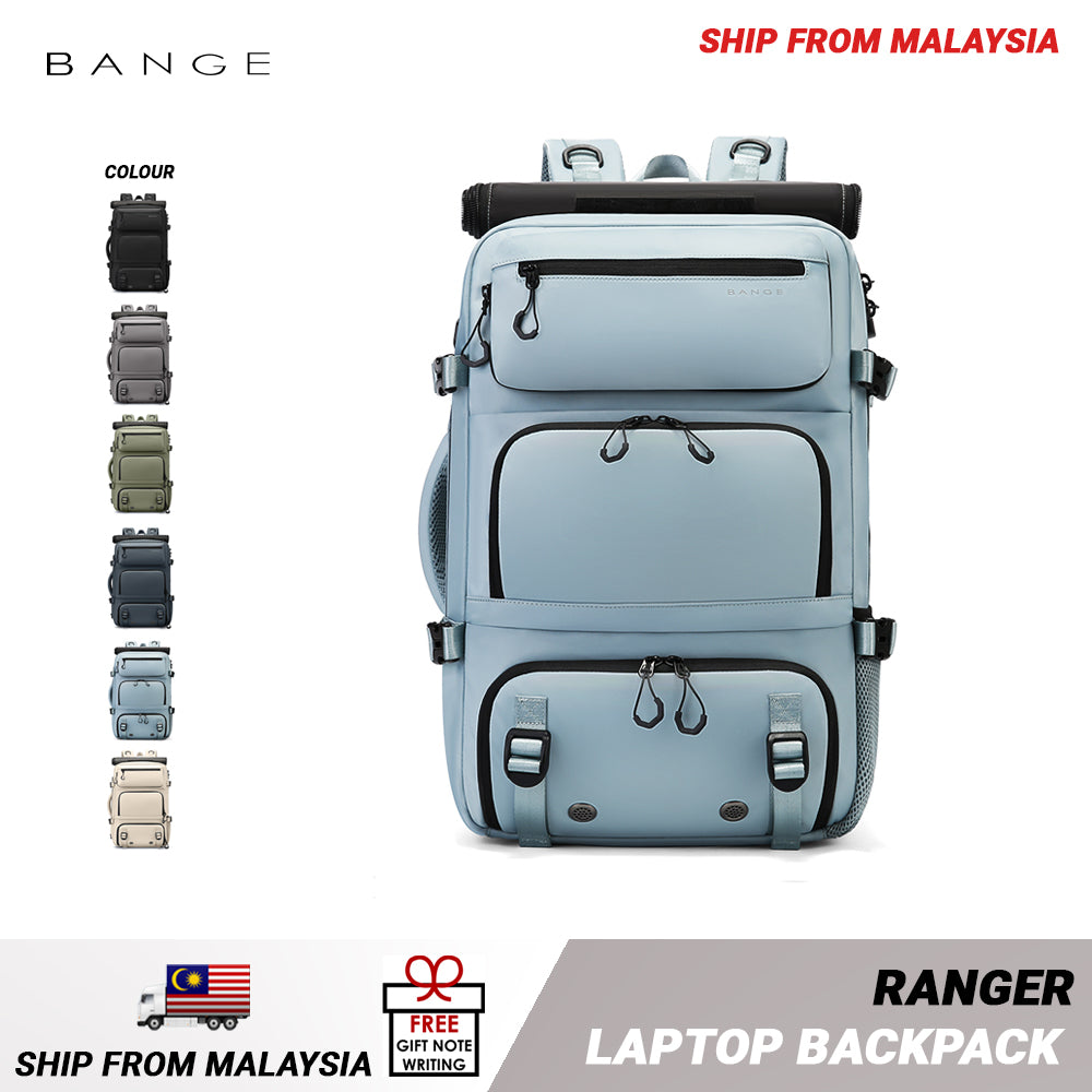 Bange Ranger Multi Compartment Big Capacity Water Resistant Hiking Travel Business Laptop Backpack