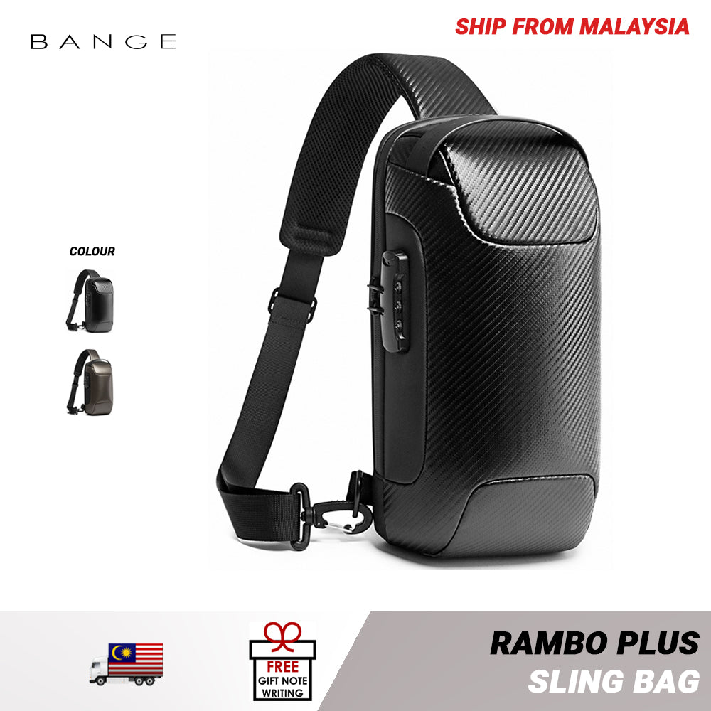 Bange Rambo Multi Compartment Water-Resistant Sling Bag