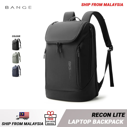BANGE Recon Lite Laptop Backpack Multi-Compartment Water Resistant (15.6")