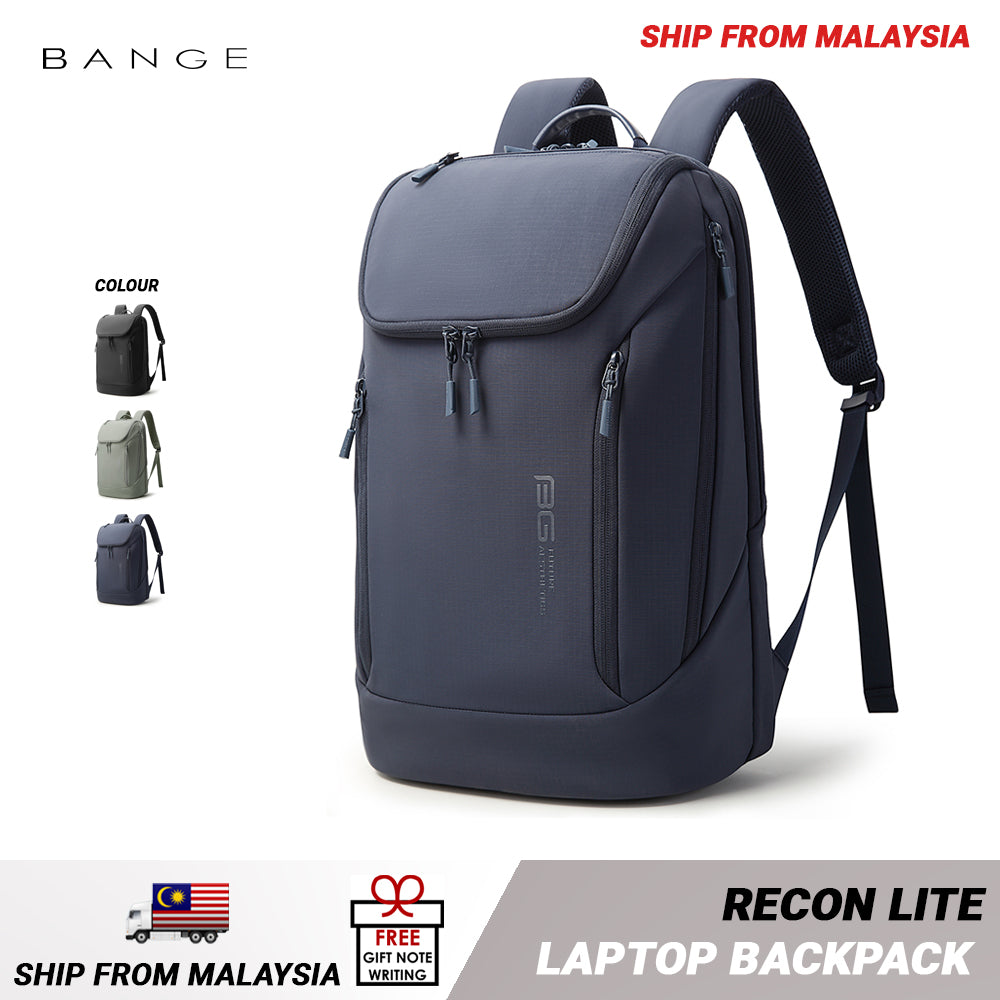 BANGE Recon Lite Laptop Backpack Multi-Compartment Water Resistant (15.6")