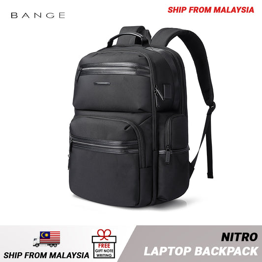 Bange Nitro Multi Compartment Business Laptop Backpack 15.6inch Laptop Bag with USB Charging Port